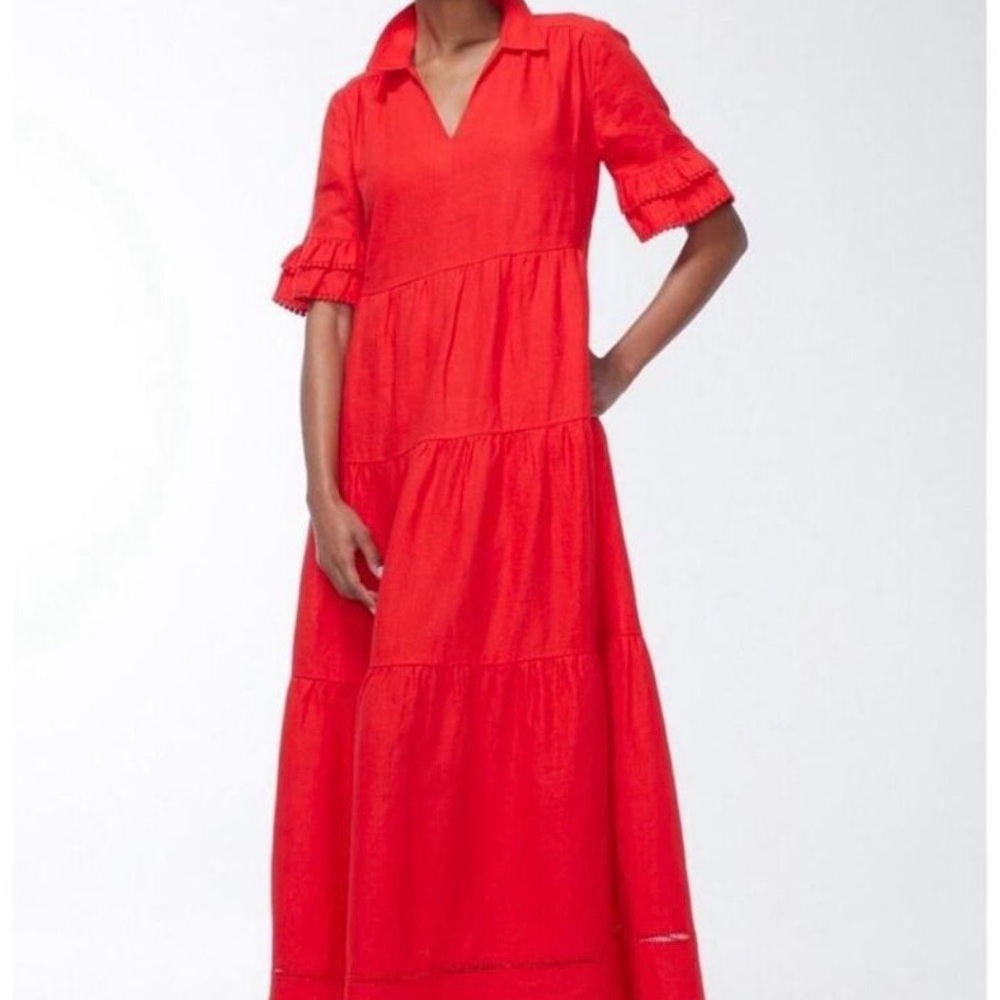 Chico's Vibrant Red Maxi Dress